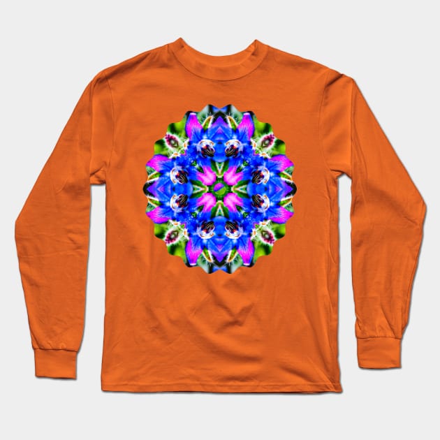 Delicious borage vegetable pattern. Long Sleeve T-Shirt by PatternFlower